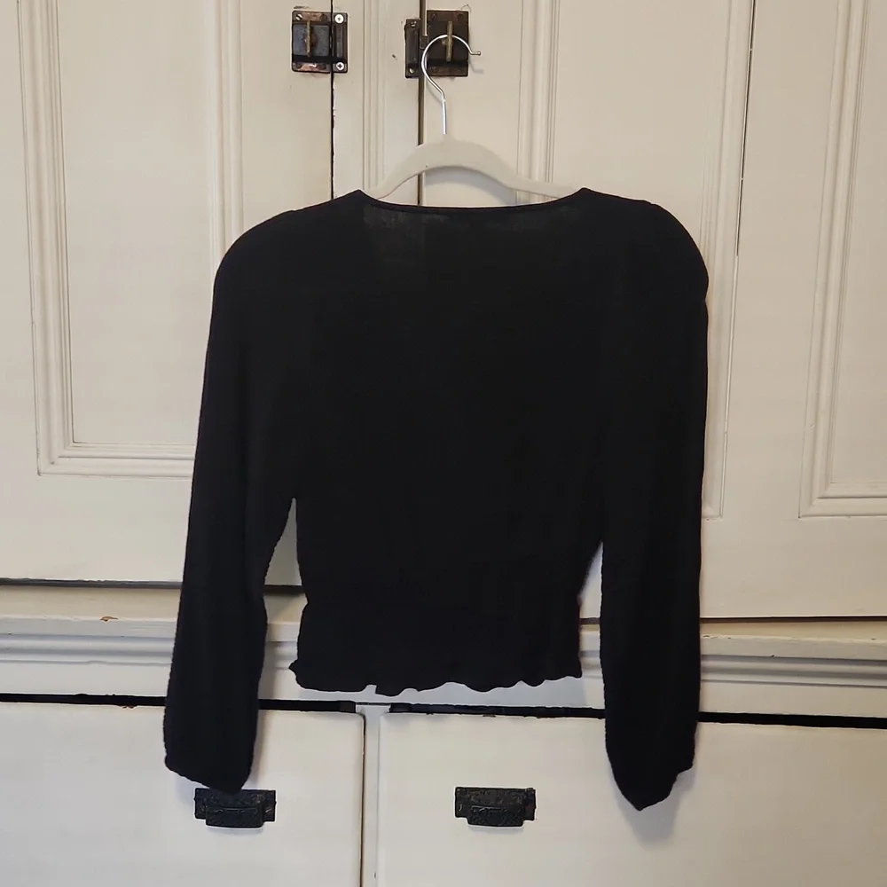 Madewell wrap style blouse - Picture 3 of 4